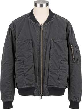STAMPD Washed Charcoal Utility Bomber Jacket – Size L